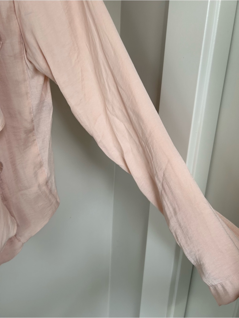 Jennifer Lopez Soft Pink Ruffled Open-Front Jacket - Picture 2 of 6